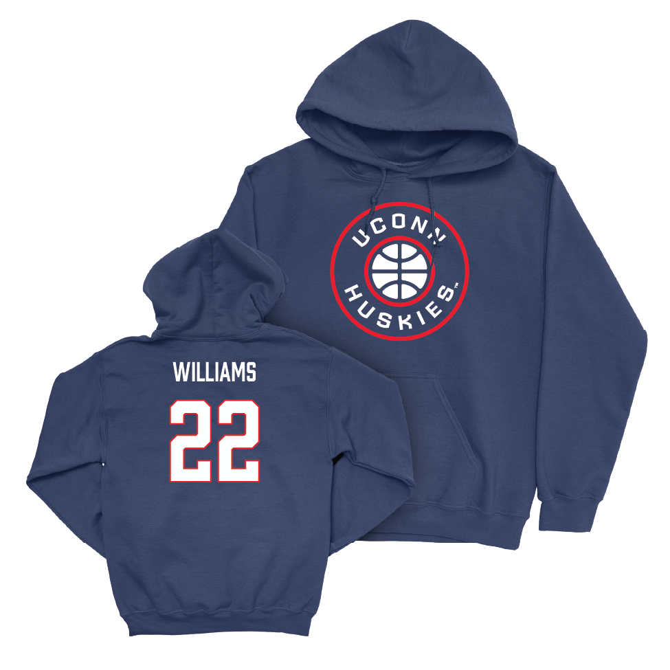 Navy Women's Basketball Hardwood Hoodie  - Serah Williams