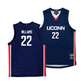 Navy Women's Basketball UConn Jersey  - Serah Williams