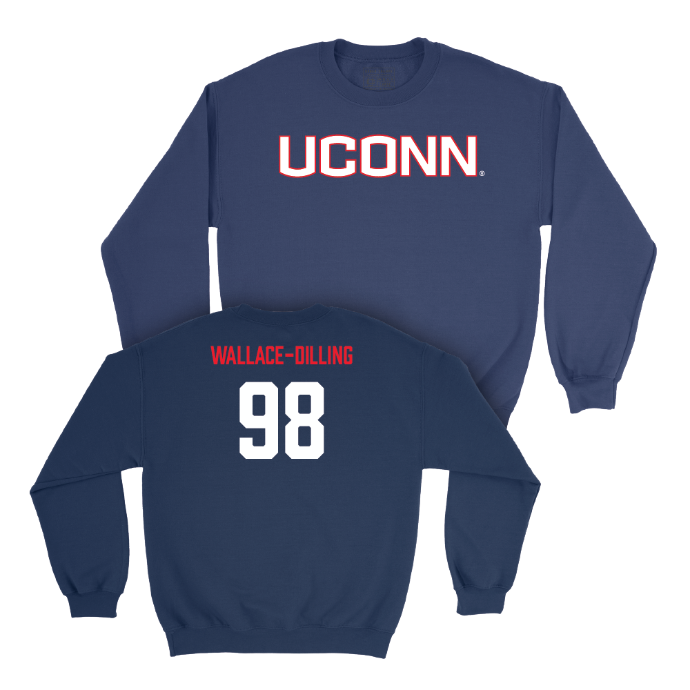 Navy Football UConn Crewneck   - Nathaniel Wallace-Dilling