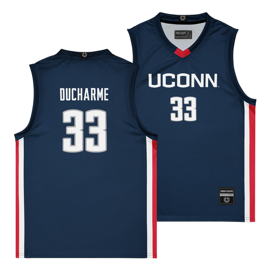 Navy Women's Basketball UConn Jersey - Caroline Ducharme