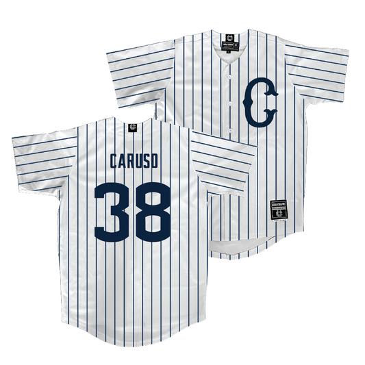 UConn Baseball White Jersey  - JT Caruso