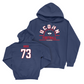 UConn Football Arch Navy Hoodie   - Wes Hoeh