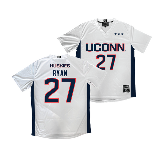 UConn Men's Soccer White Jersey   - Jack Ryan