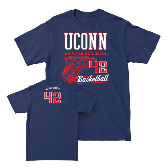 UConn Women's Basketball Hoops Navy Tee  - Gandy Malou-Mamel