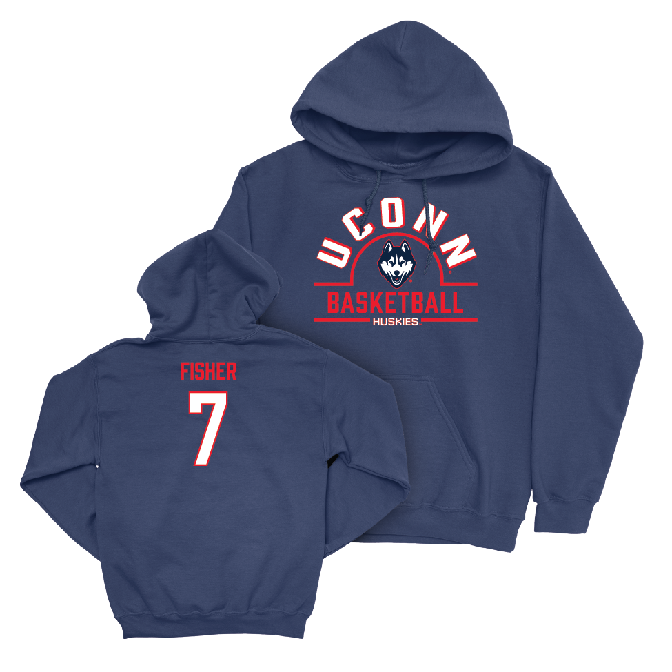 UConn Women's Basketball Arch Navy Hoodie  - Kelis Fisher