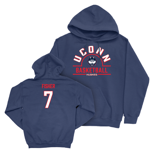 UConn Women's Basketball Arch Navy Hoodie  - Kelis Fisher