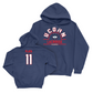 UConn Women's Lacrosse Arch Navy Hoodie  - Ava Plata