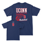 UConn Women's Basketball Hoops Navy Tee  - Kayleigh Heckel