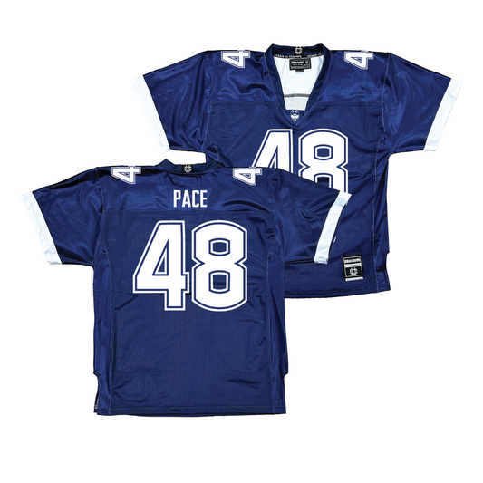 Navy UConn Football Jersey  - Connor Pace