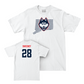 Women's Lacrosse White Bleed Blue Comfort Colors Tee  - Madison Sweeney