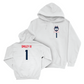 UConn Football Logo White Hoodie   - Ben Smiley III