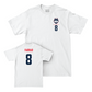 UConn Football Logo White Comfort Colors Tee   - Ksaan Farrar