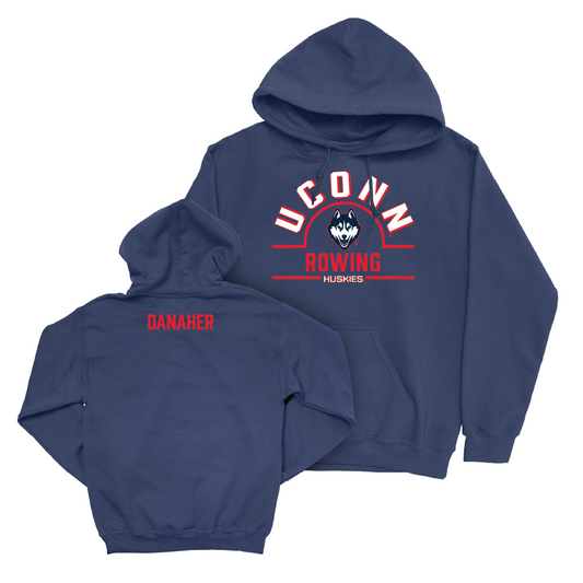 UConn Women's Rowing Arch Navy Hoodie  - Emma Danaher