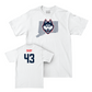 Men's Basketball White Bleed Blue Comfort Colors Tee  - Souleymane Diaby