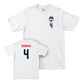 UConn Football Logo White Comfort Colors Tee   - Thai Bowman
