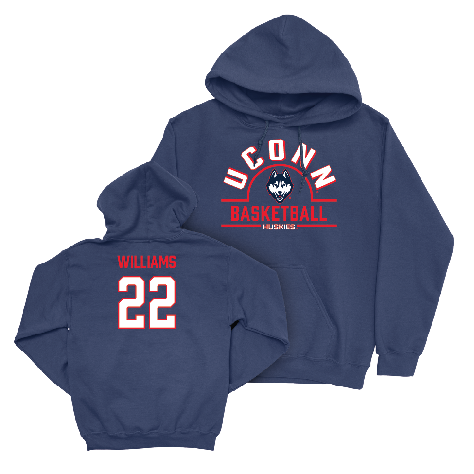 UConn Women's Basketball Arch Navy Hoodie  - Serah Williams