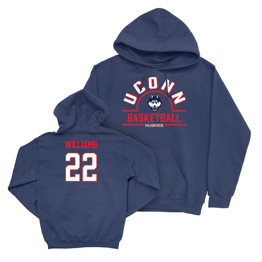 UConn Women's Basketball Arch Navy Hoodie  - Serah Williams