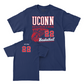 UConn Women's Basketball Hoops Navy Tee  - Serah Williams