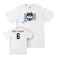 Men's Soccer White Bleed Blue Comfort Colors Tee   - Khaya Roudette Gregory