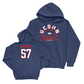 UConn Football Arch Navy Hoodie   - Ed Entsiwah