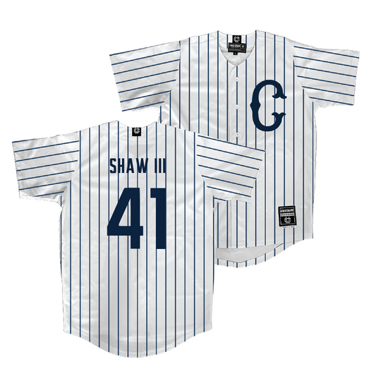 UConn Baseball White Jersey  - Gregory Shaw III