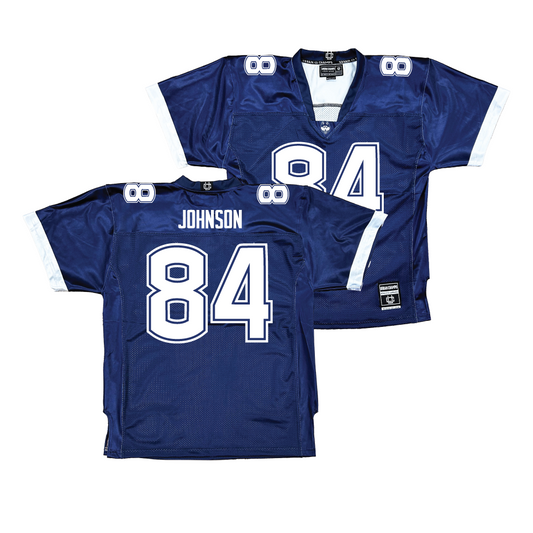 Navy UConn Football Jersey  - Makih Johnson