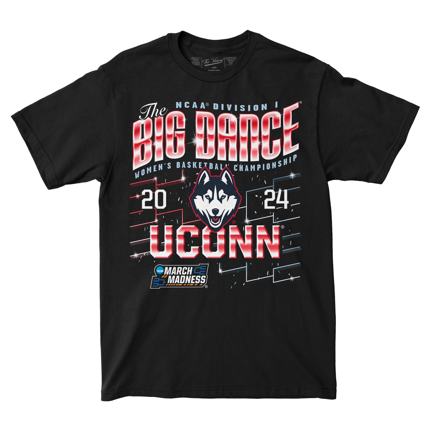 UCONN WBB 2024 NCAA Tournament Streetwear T-shirt by Retro Brand